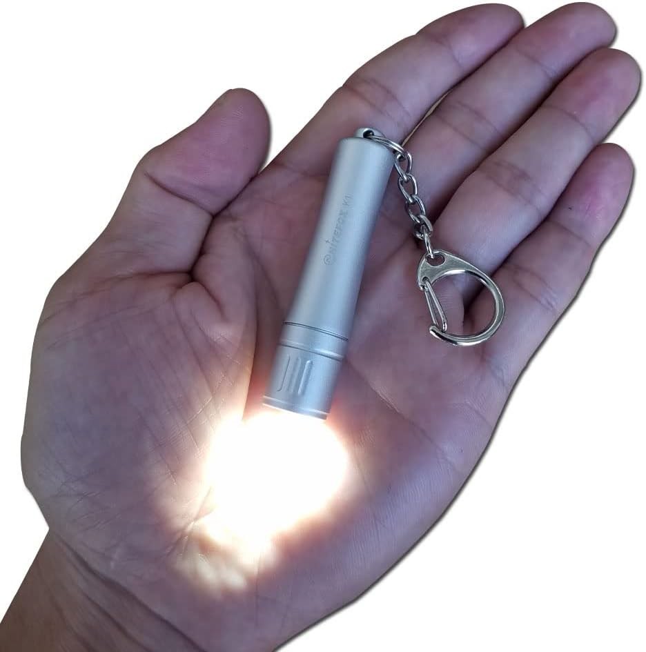 Mini AAA Keychain Flashlight High Bright 150 Lumens Small Pocket Flashlight P...