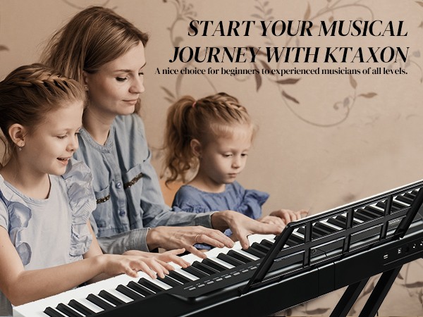 Ktaxon 88-Key Full Size Semi-Weighted Digital Piano Electronic Keyboard,Bag