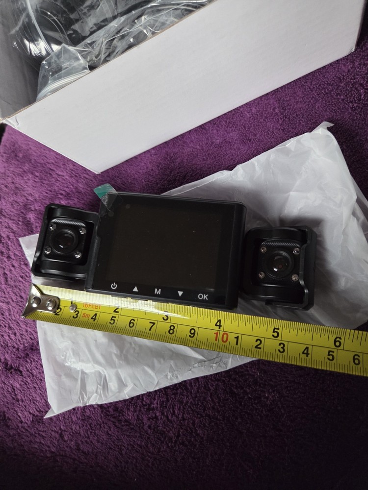 Quad Camera Compact Design Smaller Size Front+Left+Right+Rear Box Damage