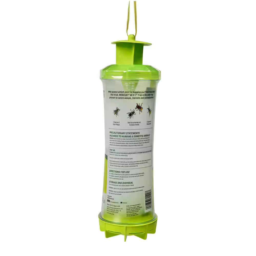 WHY Trap for Wasps, Hornets and Yellowjackets (2-Pack)