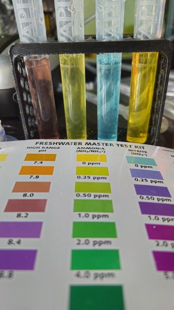 🧪Aquarium Testing Stand With Easy Testing,for API and 15mmx85mm test tubes🧪