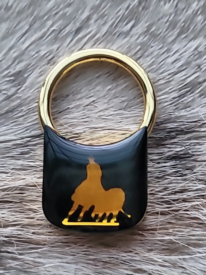 Cutting Horse Key Chain NEW