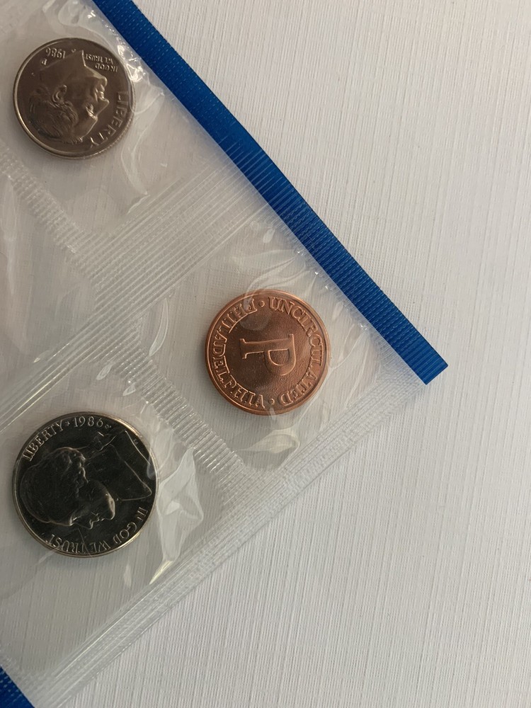 1986 U.S. Mint Set (Unopened) Brilliant Uncirculated