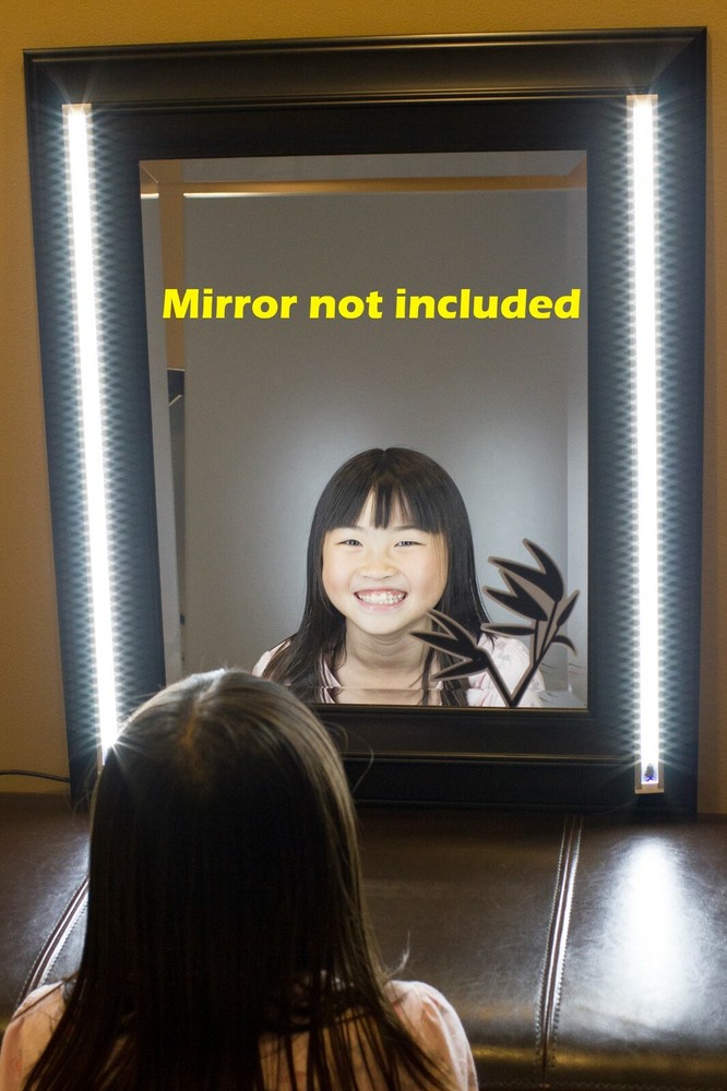 Makeup Mirror LED LIGHT for Vanity mirror Side light + Touch Switch + UL POWER