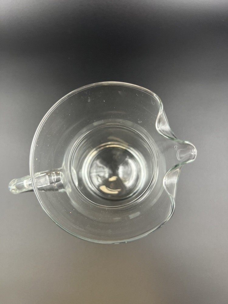 Princess House Etched Flower Crystal Pitcher