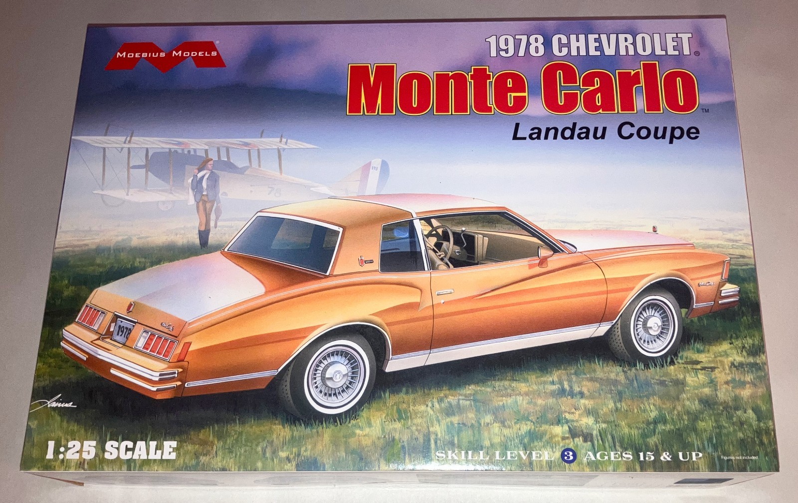 Moebuis 1978 Chevy Monte Carlo Landau Coupe 1:25 scale model car kit 2330