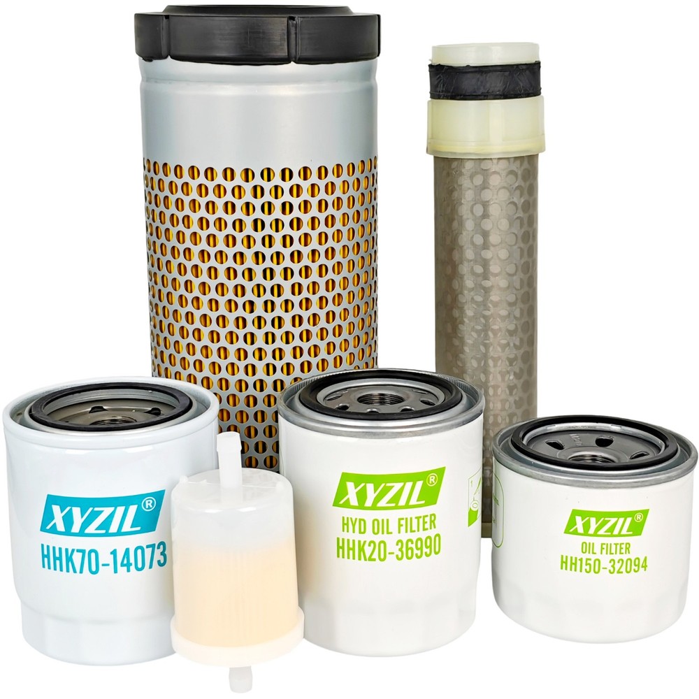 Filter Kit for Kubota RTV1140CPX With D1105-E3 Engine (No HST)
