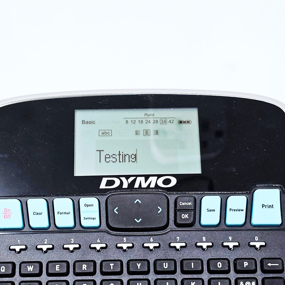 Dymo LabelManager 360D Desktop Label Maker Thermal Printer w Battery AC Adapter