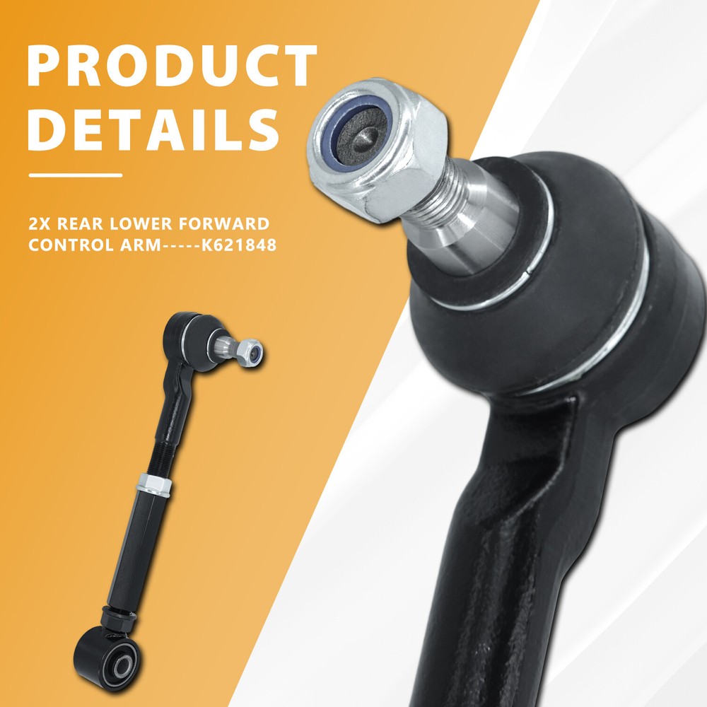 2Pcs Rear Lower Forward Control Arm Left Right Side Kit for 2006-2010 RAV4