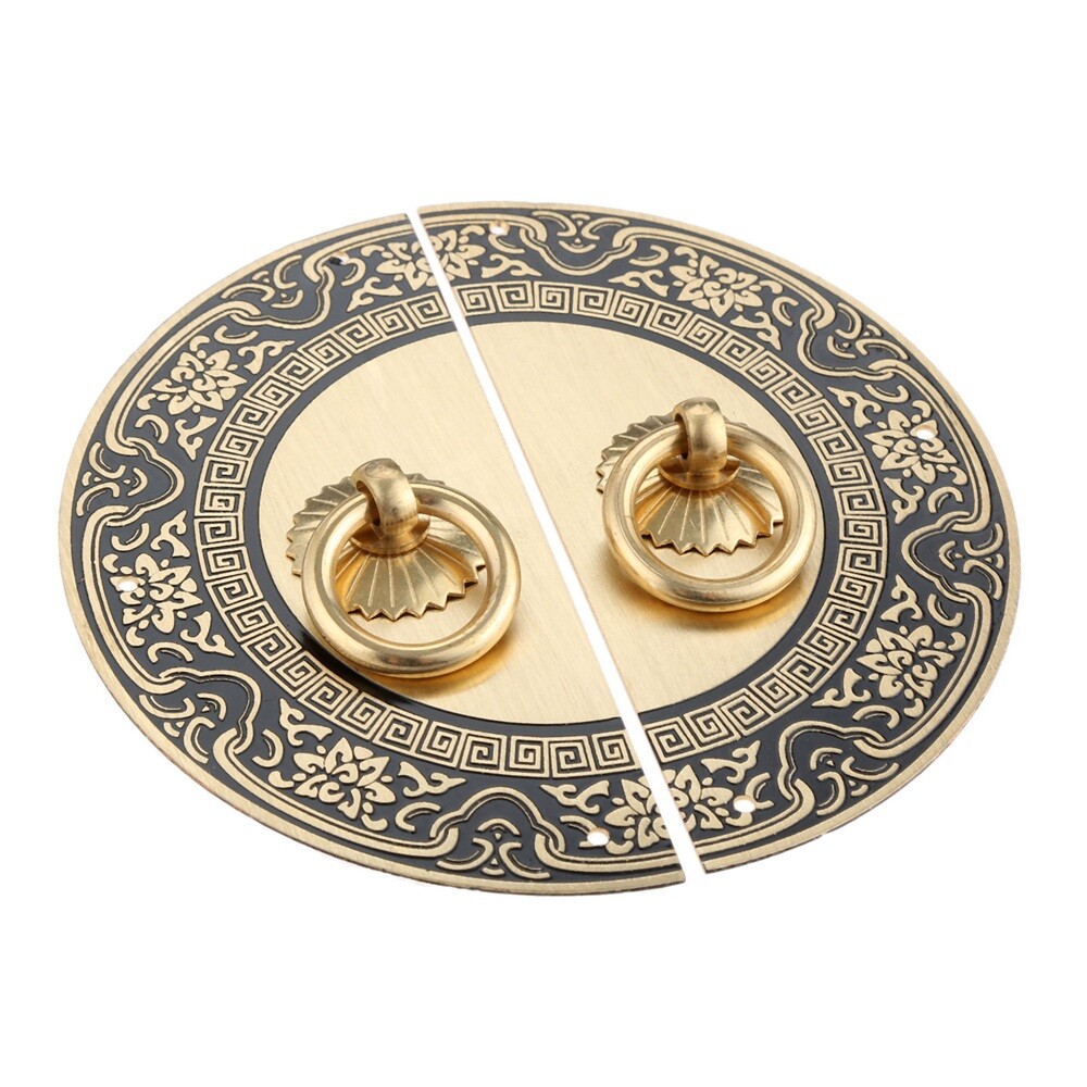1 Pair Exquisite Cupboard Knob Ring Wardrobe Handle Jewelry Box Pull 2 Color