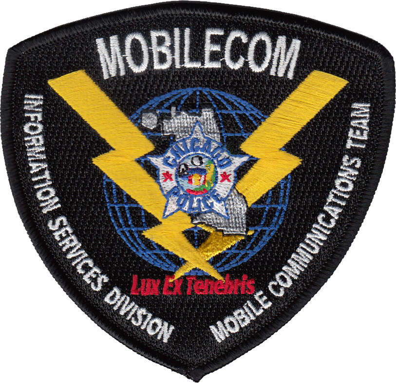 CHICAGO POLICE SHOULDER PATCH: Mobile Communications Team (MOBILECOM)