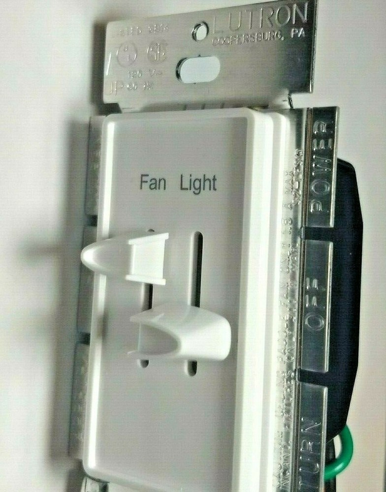 Replacement Slider HALF KNOBS for LUTRON Skylark DUAL SPLIT DIMMER - 1 pair