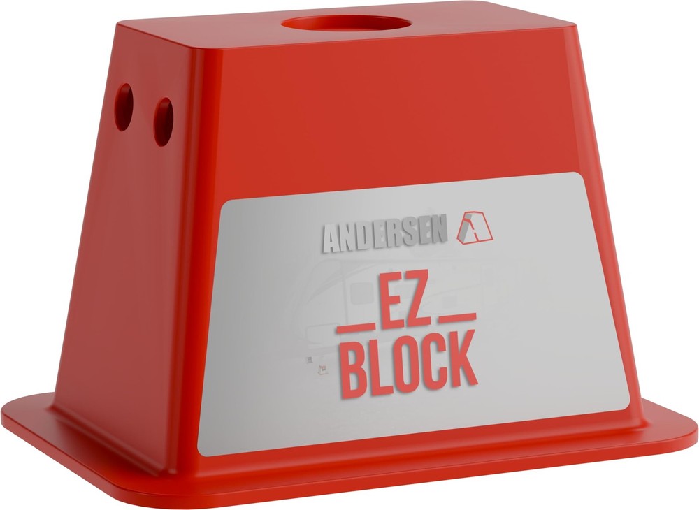 ANDERSEN HITCHES Single Trailer EZ Jack Block RV Leveling System Stabilizer Stan