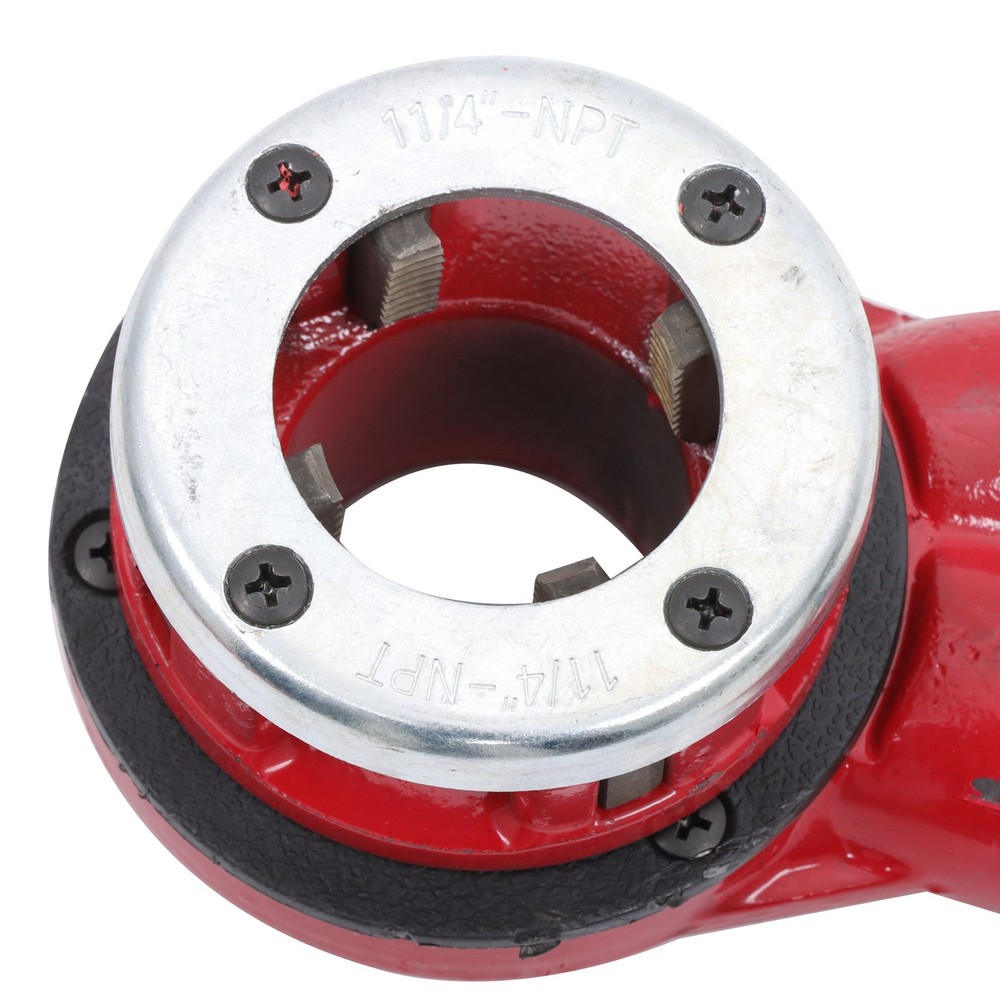 Ratchet Pipe Threader Kit Ratcheting Pipe Threading Tool Set With 6 Dies Set