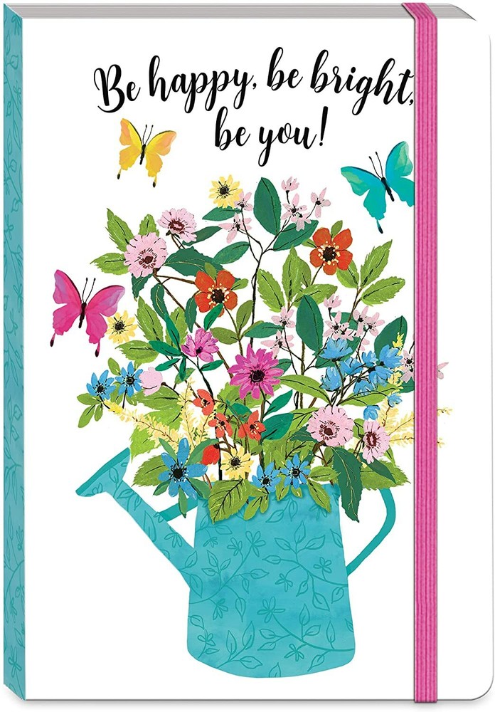 Punch Studio E2 Full Bloom Watering Can 200pg 4.5x6.5'' Softcover Notebook 47058
