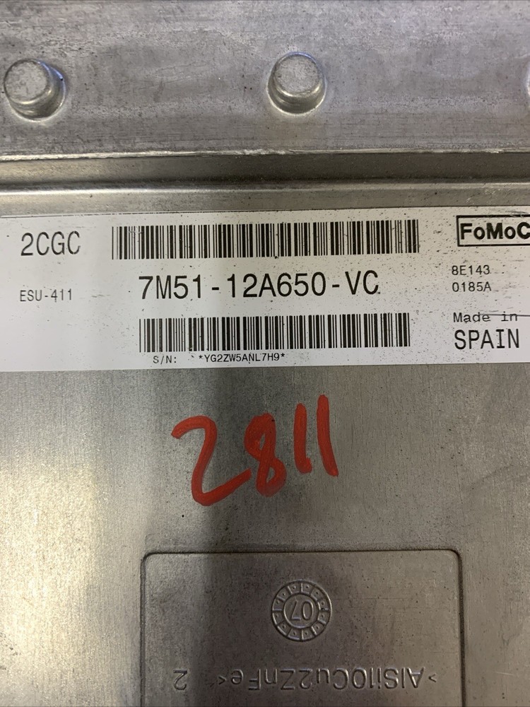 Ford Focus ECU ENGINE CONTROL UNIT 7M5112A650VC