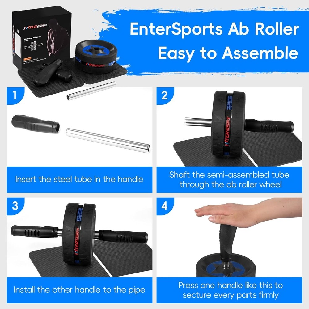Ab Roller Wheel for Abs Workout - Abdominal Exercise Equient