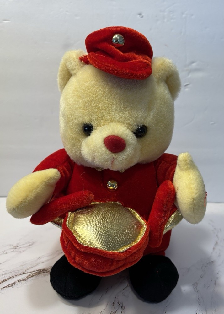 Vintage Teddy Bear Drummer.