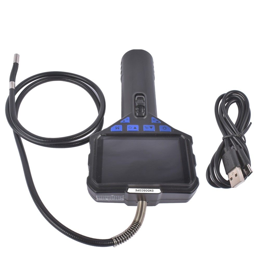 Two-Way 210° Inspection Borescope 6.2mm Endoscope Camera 6 Adjustable LED Lights