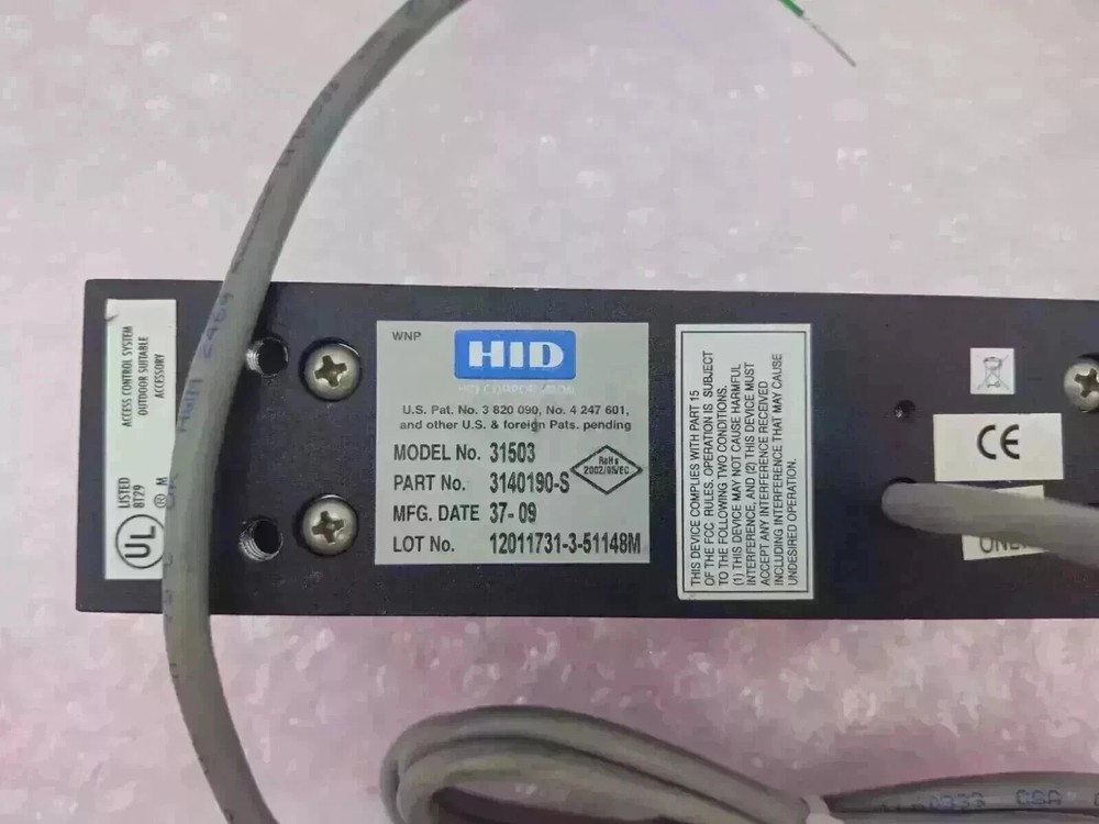 HID 3140190-S MODEL 31503 CARD READER 3140190S low voltage access control