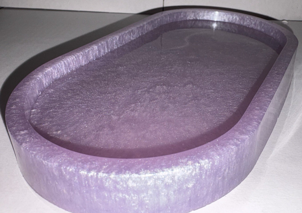 Lavender Epoxy Resin Soapdish
