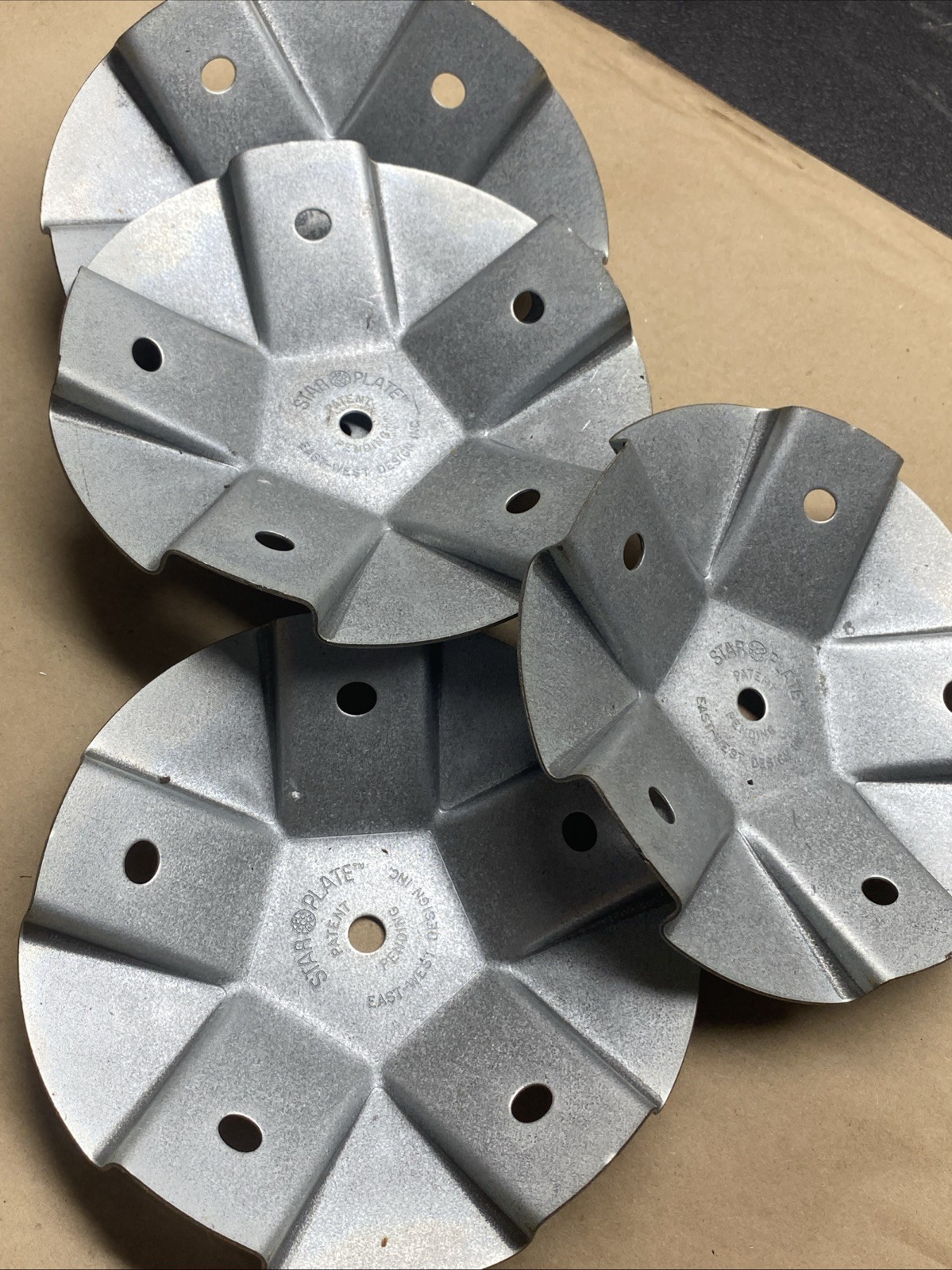 4x, Star Plate Building System Gazebo Pergola Rafter Frame Connector