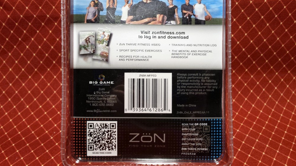 ZON MULTI-FUNCTIONAL PEDOMETER -- NEW IN PACKAGE