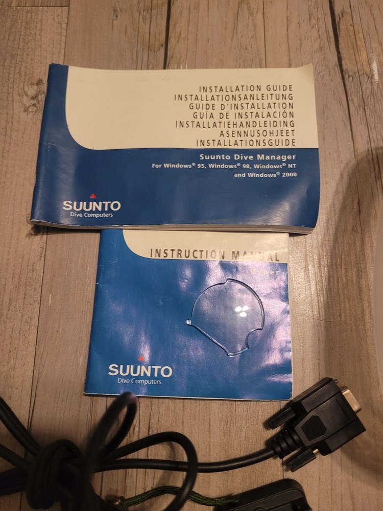 Suunto Vyper Dive Computer Wrist Program Disk Computer Wire Screen Protector