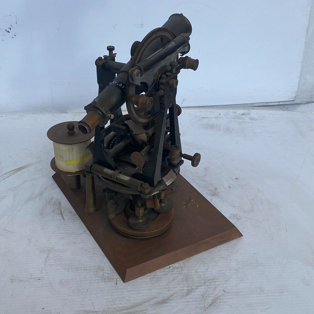 Troughton & Simms Theodolite VINTAGE NAVIGATION SEXTANT chart recorder THORENS