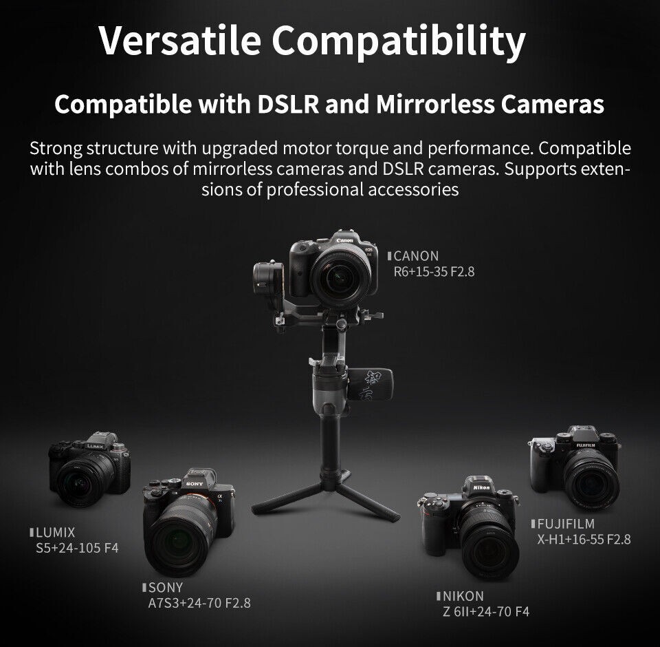 ZHIYUN Weebill 2 Official Handheld Gimbal Stabilizer for DSLR Mirrorless Camera