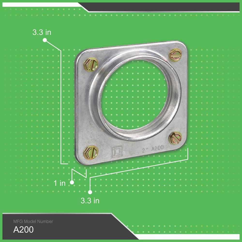 Square D - A200 2-Inch Hub for Square D Devices with a Openings