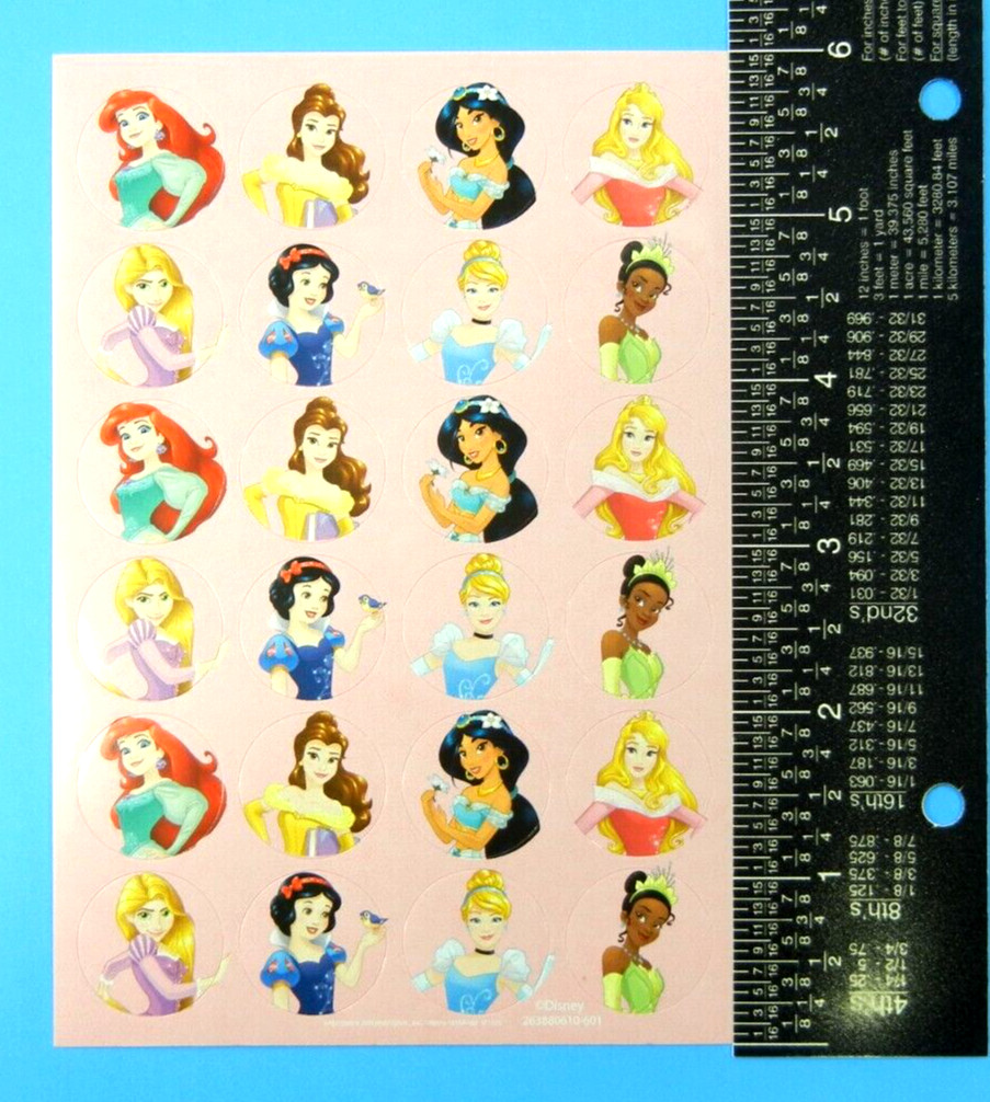 Princess Disney Sticker Sheet