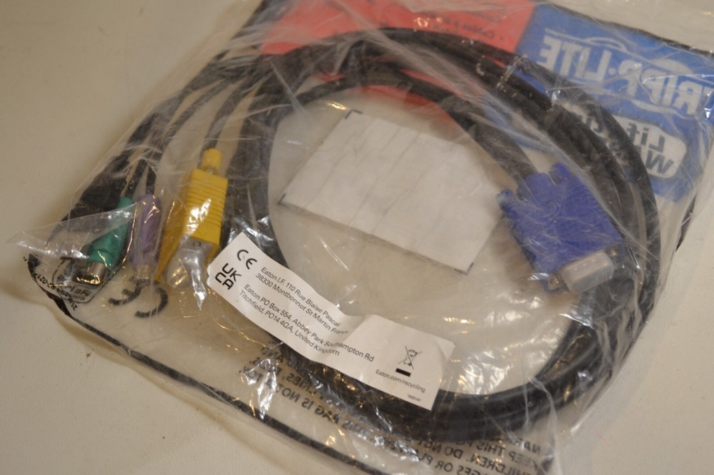 Tripp-Lite Model: P778-010 USB/PS2 Combo KVM Cable Kit-10ft