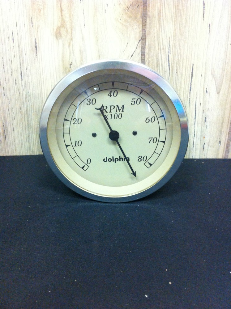 DOLPHIN 5" TAN TACHOMETER