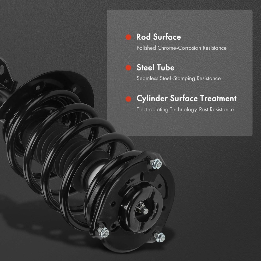 2x Front Complete Strut & Coil Spring Assy for Cadillac DeVille Eldorado Seville