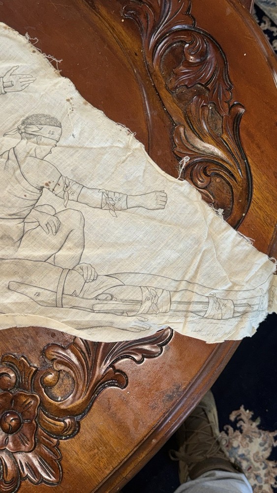 Rare WWII German Esmarch triangular bandage,