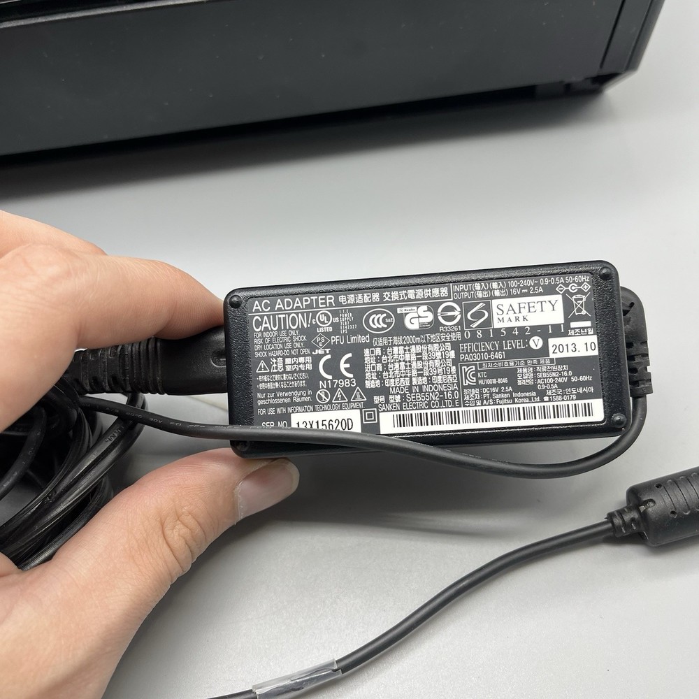 Fujitsu SCANSNAP ix500 Wireless Document & Image Scanner with Power Supply EUC