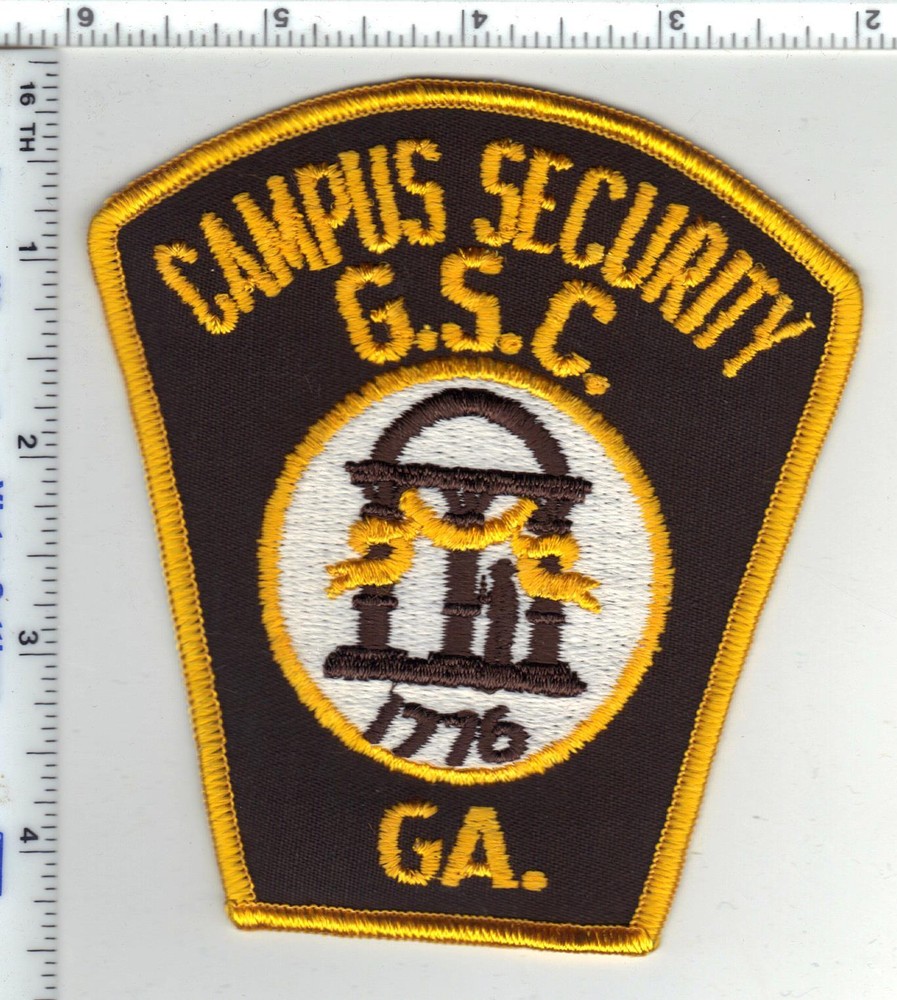 Georgia State College Campus Security 1st Issue Shoulder Patch