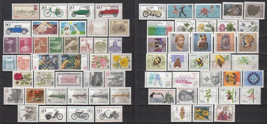 Germany BERLIN 1982-1984 - complete year sets - MNH (m7)
