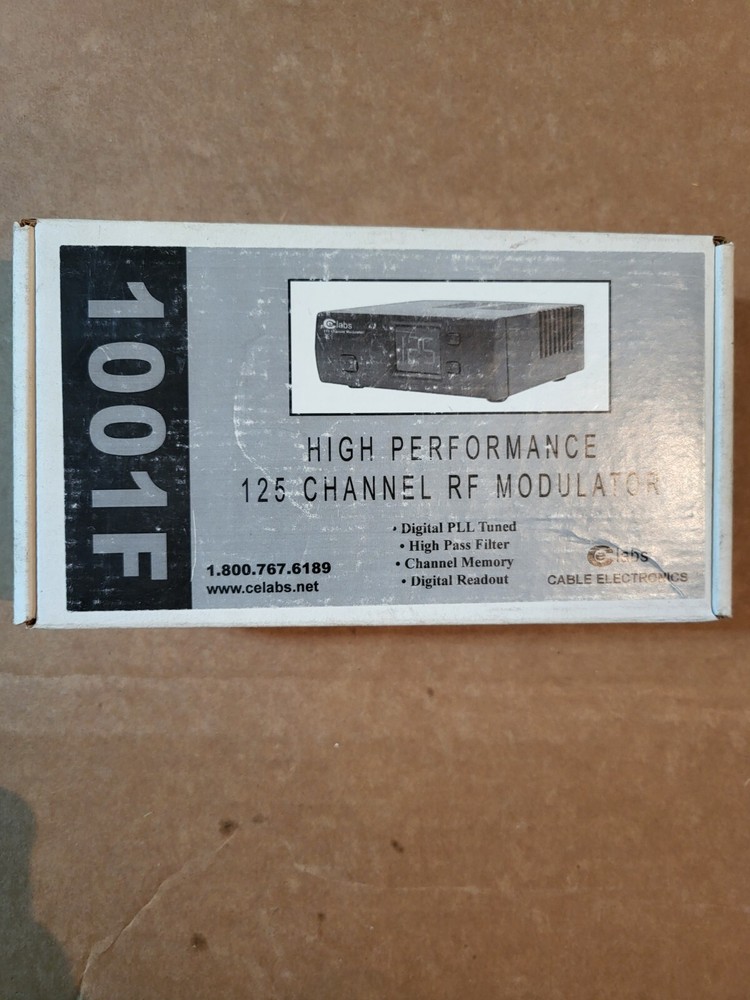CE-LABS 1001F Programmable Analog RF. 125 Channel Modulator