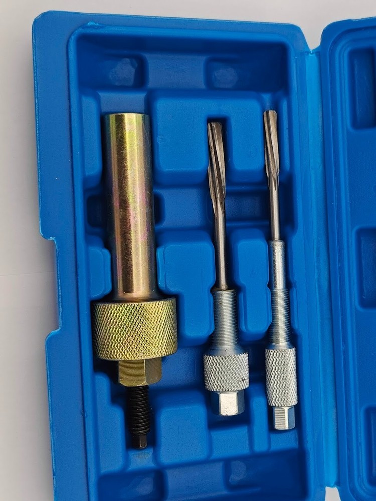 Glow Plug Puller Reamer Set Electrodes Removal Extracting Plugs Tool For Benz