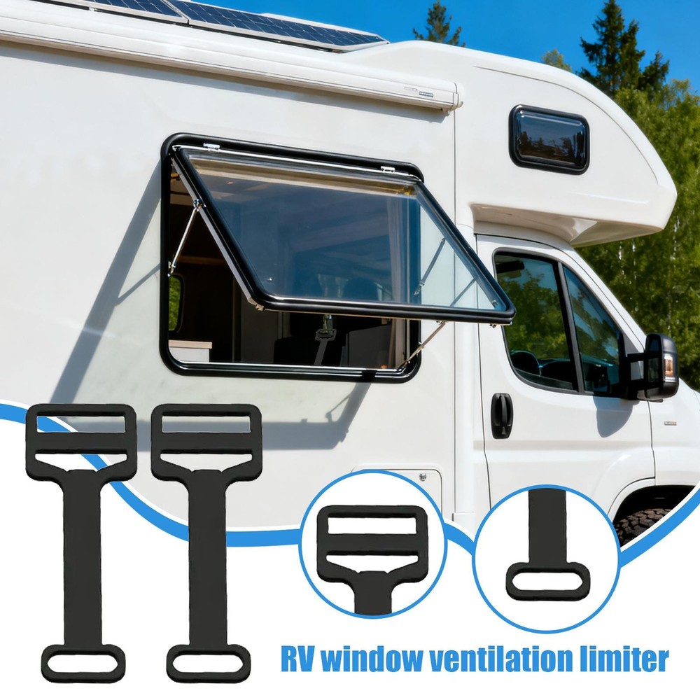 For PolyPlastic RV Window Catch 2 Pieces Restrictor Lock Tool Wheel