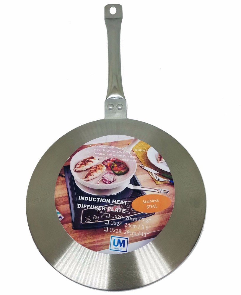 2pcs Induction Cooktop Aluminum 8" Converter Interface Disc Stainless Cookware $