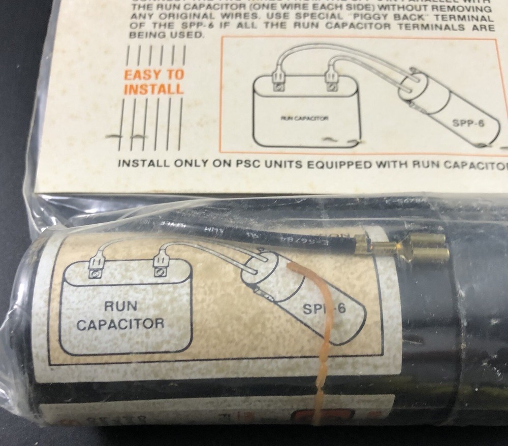 Solid State SUPER BOOST spp-6 Relay And Start Capacitor Sealed Unit Parts Vh3