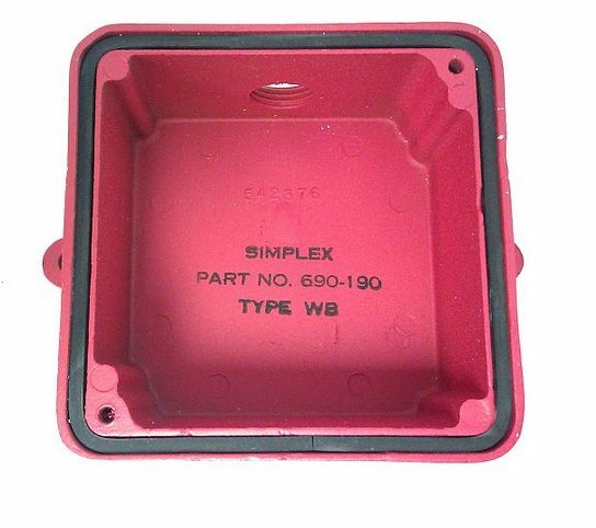 Simplex 690-190 1/2 inch Pipe Tap Red
