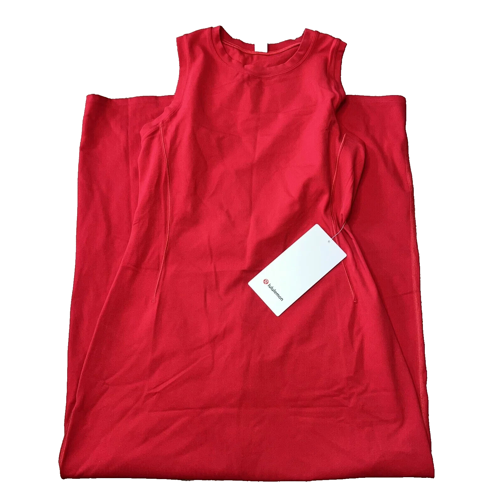 NWT Lululemon All Aligned Midi Dress DKRD Dark Red Size 8