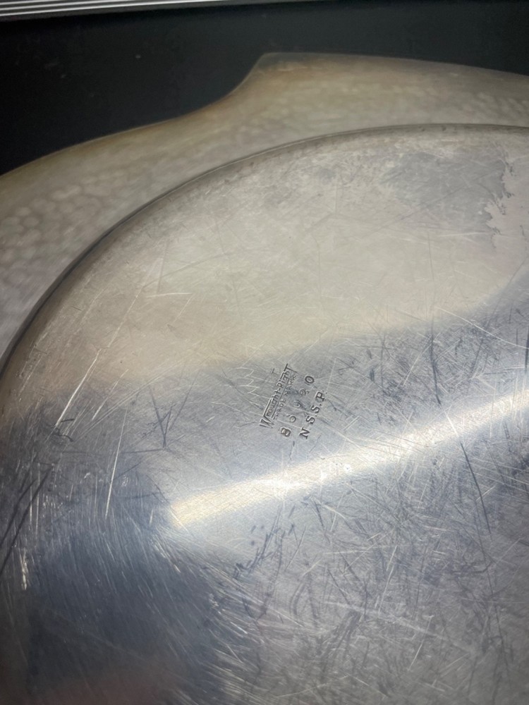 Wrought Right Silver Plate Wrought-Right 86020 NSSP Oval Tray vintage