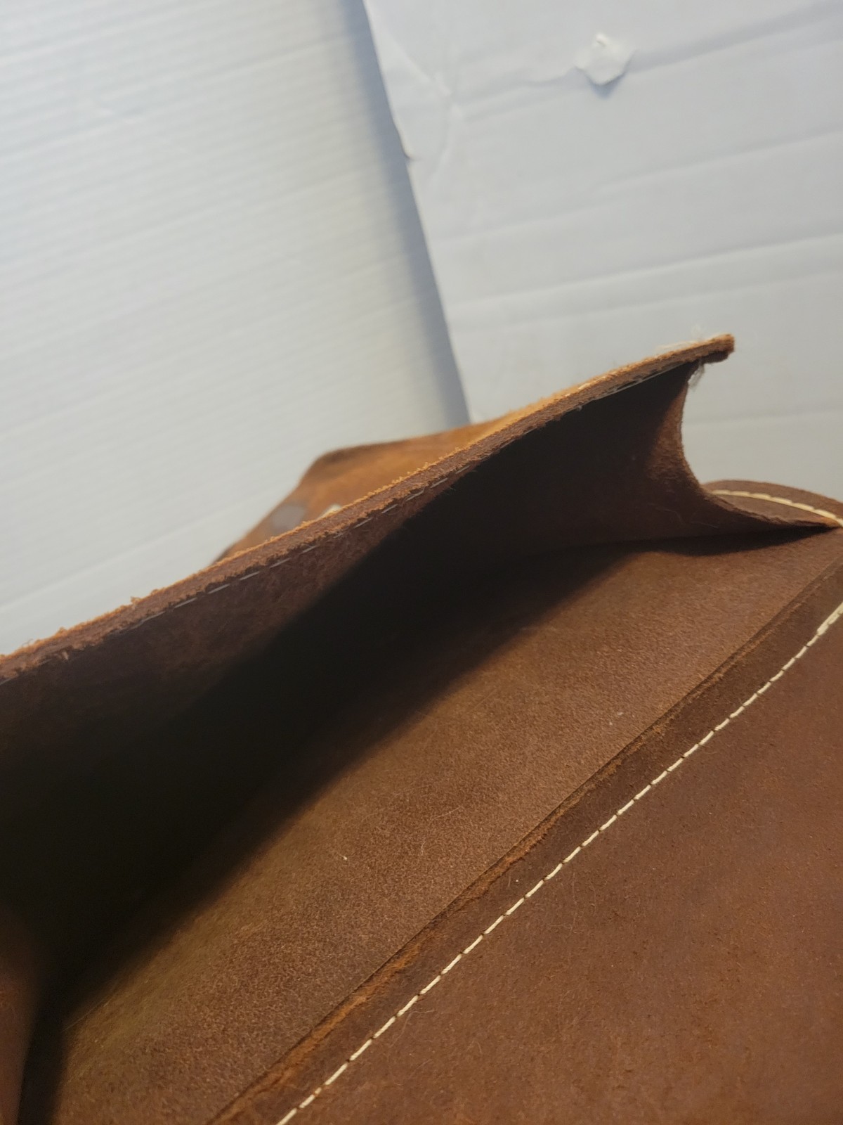 Antique Saddlebags Suede Satchel Style Read