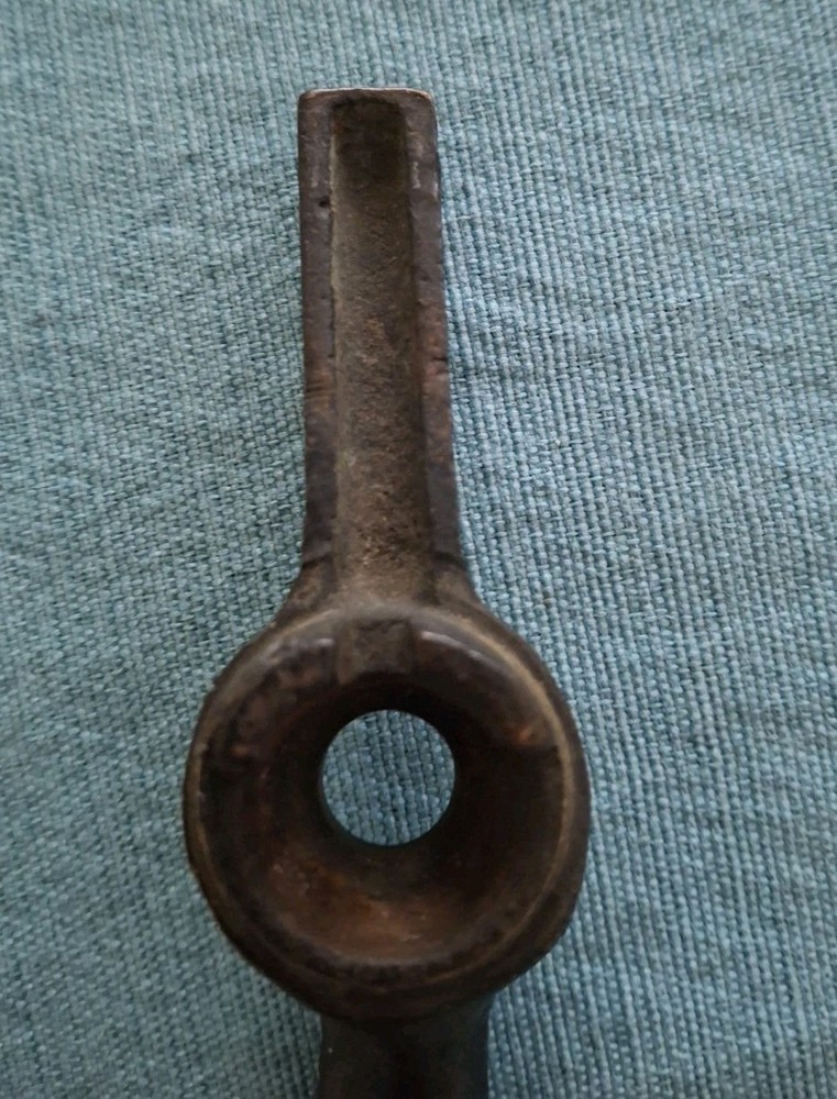 Victorian Baldwin Lock Plate & Handle, Ornate Cast Iron