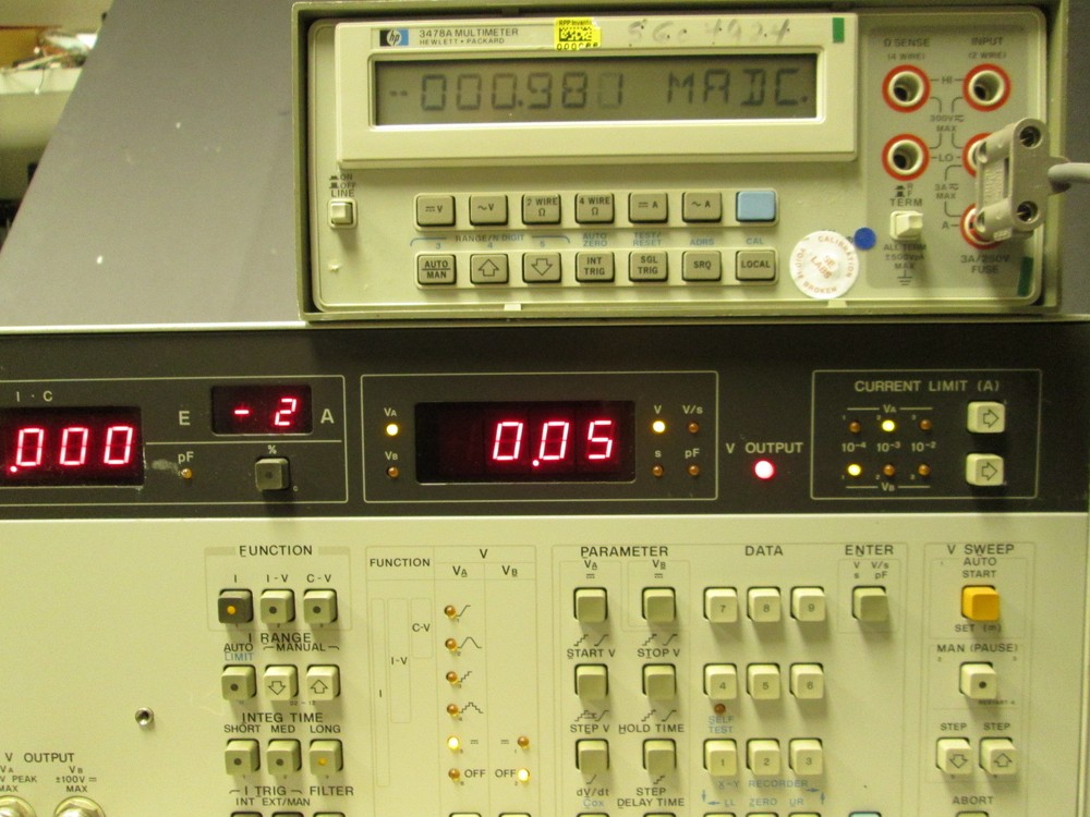 HP4140B picoAmper Meter with DC Voltage Source TESTED! +/-100VDC GPIB interface
